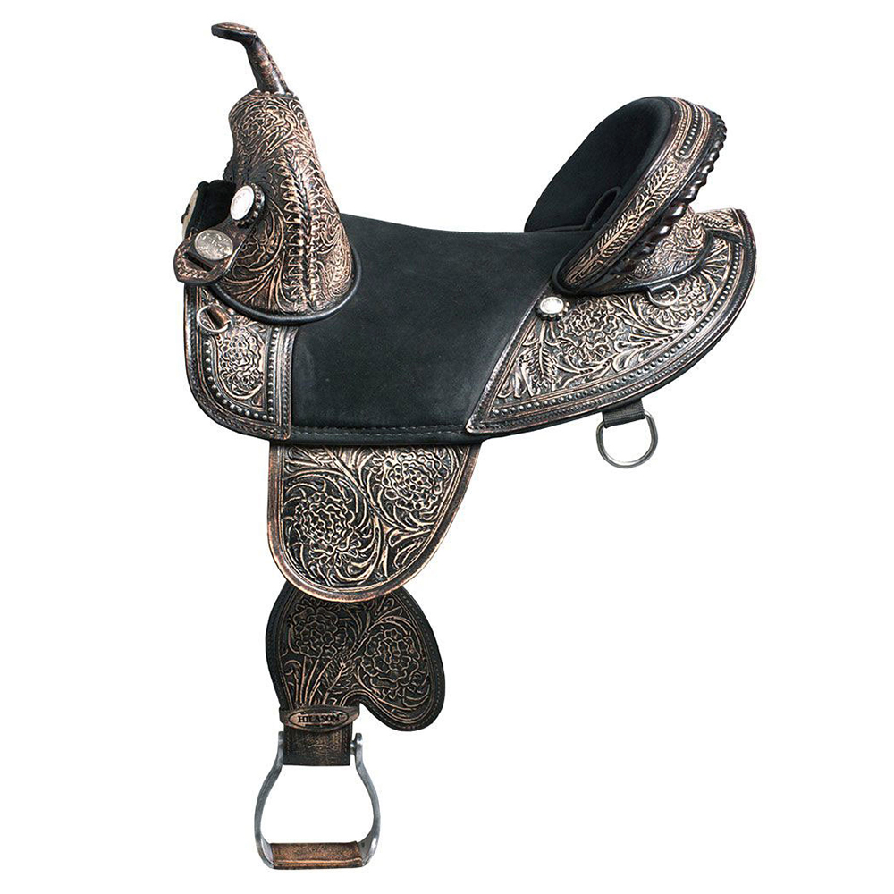 C-O-14 14 Western Horse Treeless Trail Barrel Saddle American Leather Hilason Explosief kopen, winstgevend