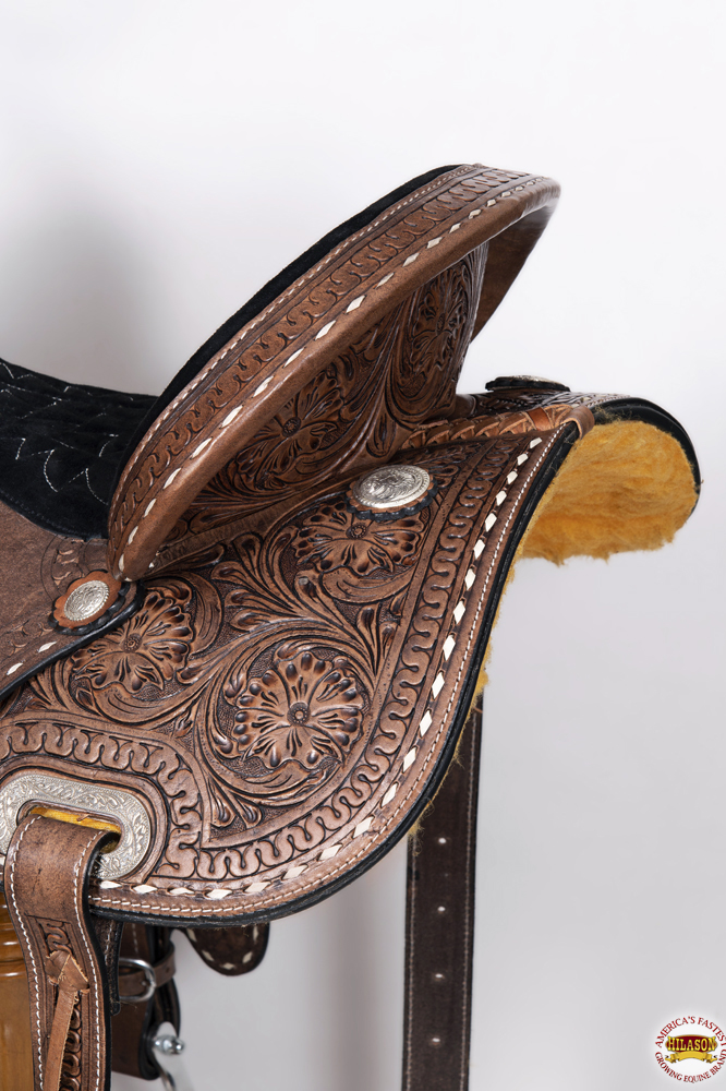 安い割引 16 (Leather, Set Tack Matching with Saddle Horse Trail Barrel Western  HORZ Inch 並行輸入品 Black) 鞍 - edenproperty.co.il
