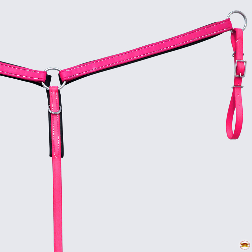 BI HILASON Western Horse Biothane Leather Breast Collar Tack - Picture 36 of 63