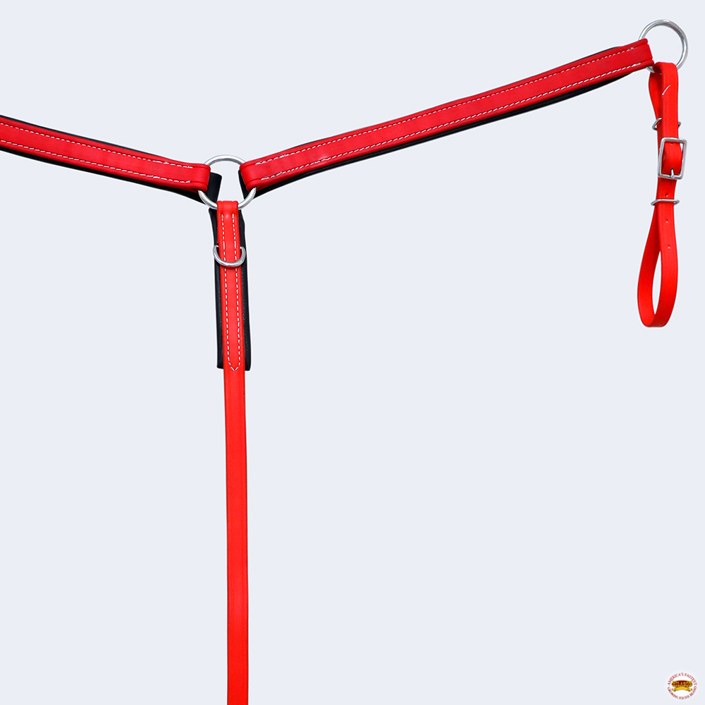 BI HILASON Western Horse Biothane Leather Breast Collar Tack - Picture 47 of 63