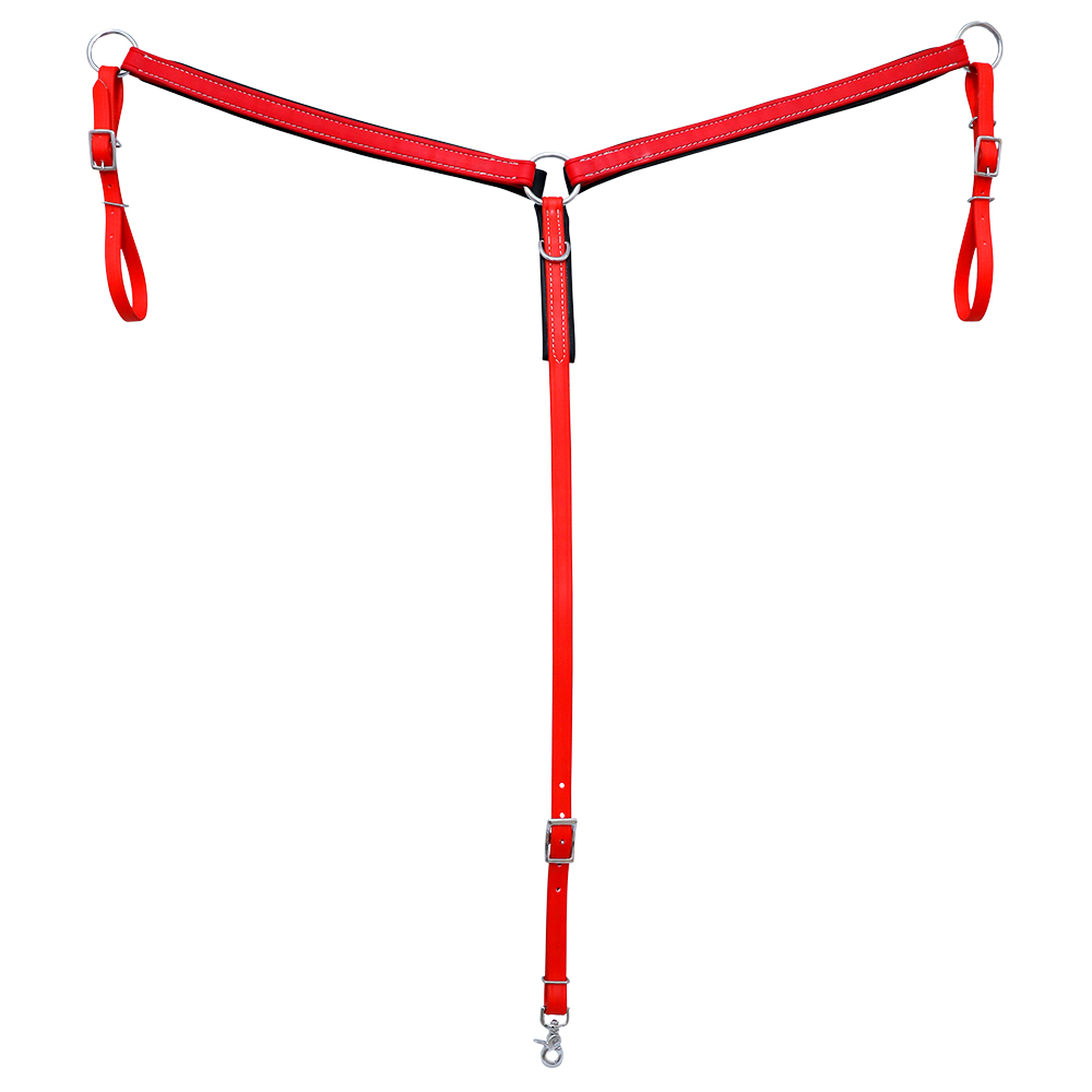 BI HILASON Western Horse Biothane Leather Breast Collar Tack - Picture 45 of 63