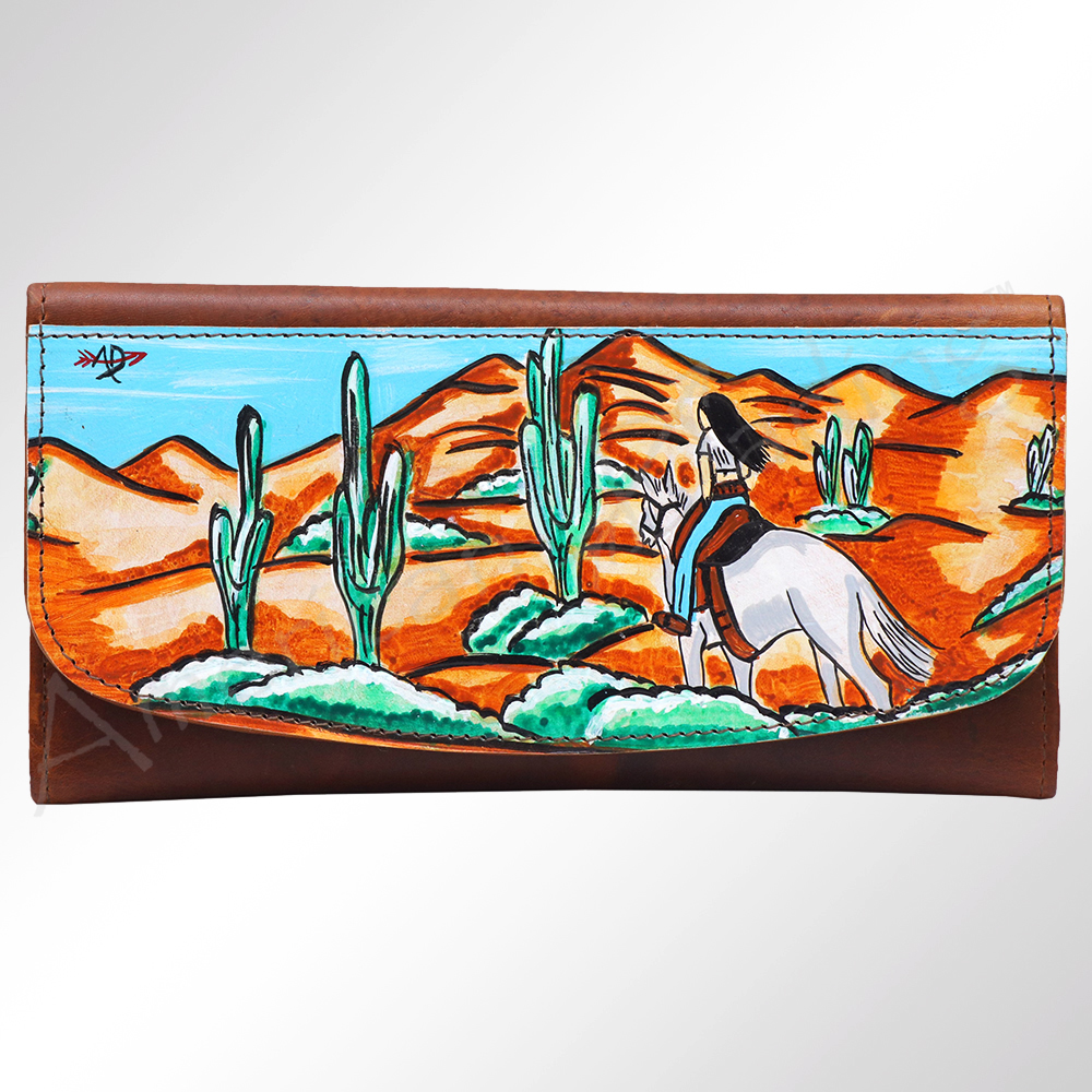 AD American Darling Wallet Hair on Full Grain Genuine Leather Western Women Bag - Picture 90 of 170