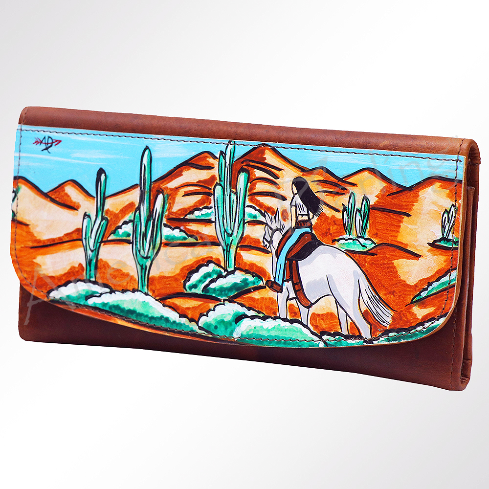 AD American Darling Wallet Hair on Full Grain Genuine Leather Western Women Bag - Picture 89 of 170