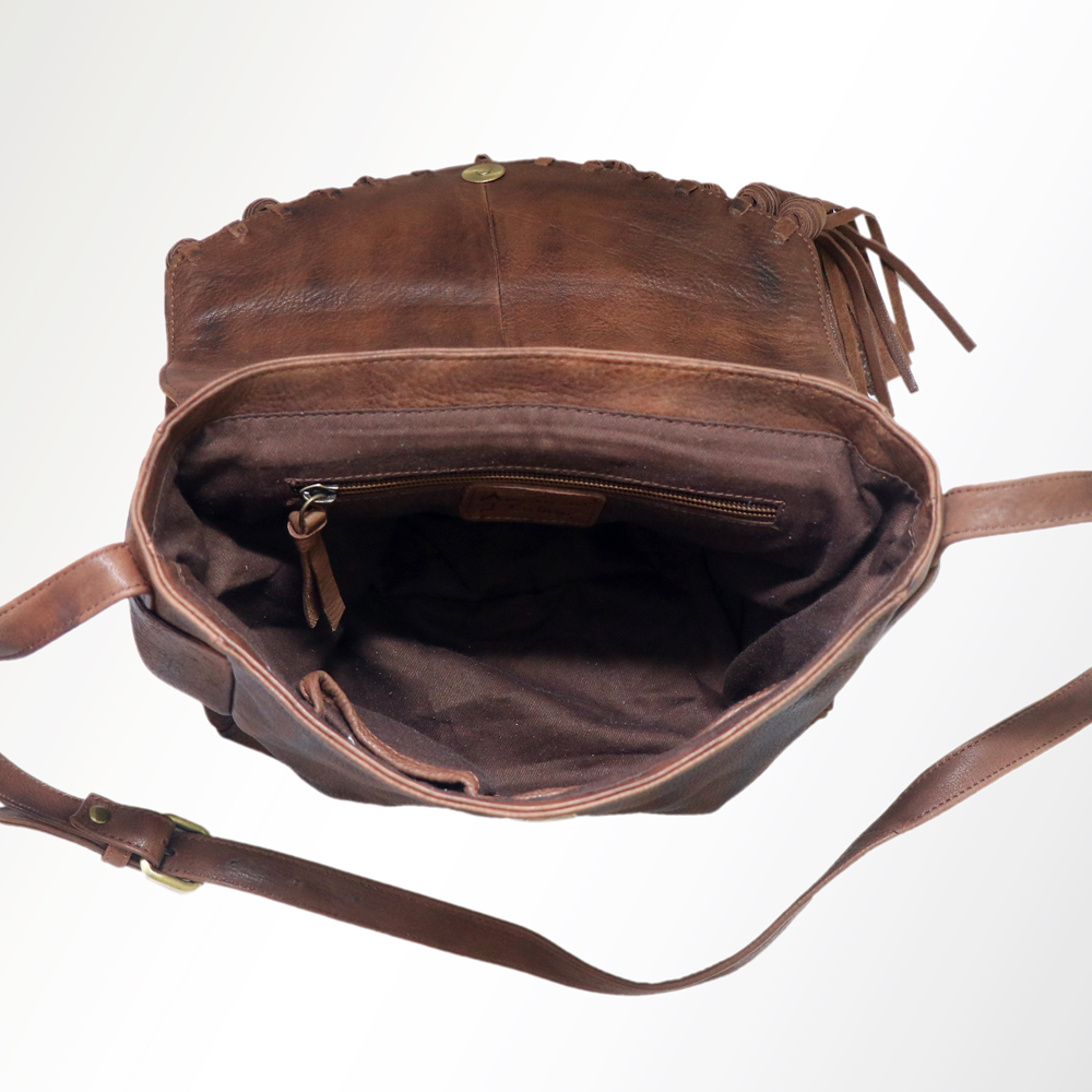 AD American Darling Umhängetasche Vollnarben Echtleder Western Damen Tasche - Bild 11 von 11