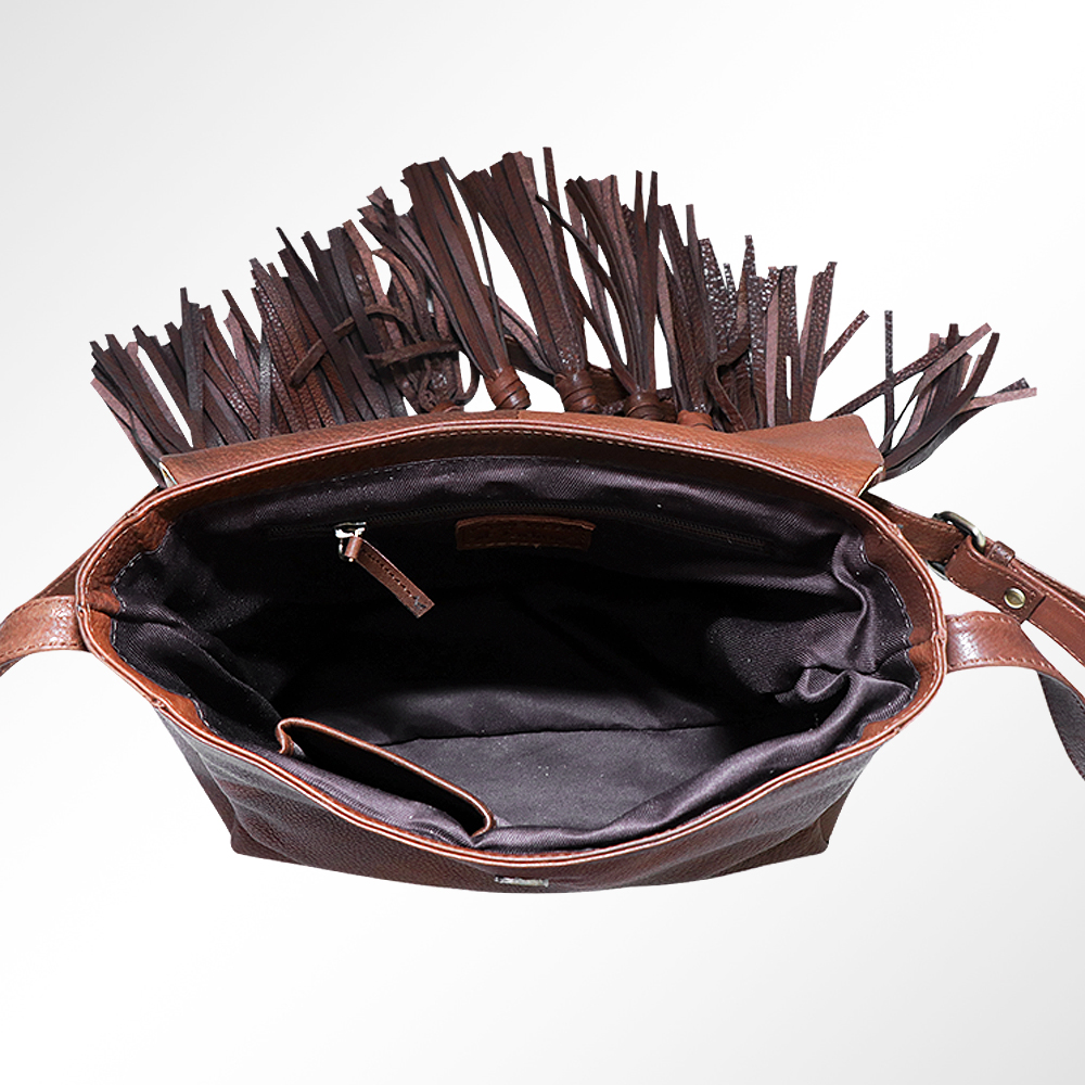 AD American Darling Umhängetasche Vollnarben Echtleder Western Damen Tasche - Bild 7 von 11