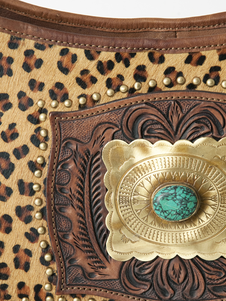 AD American Darling Messenger Hand Tooled Genuine Leather Western Women Bag - Picture 8 of 15