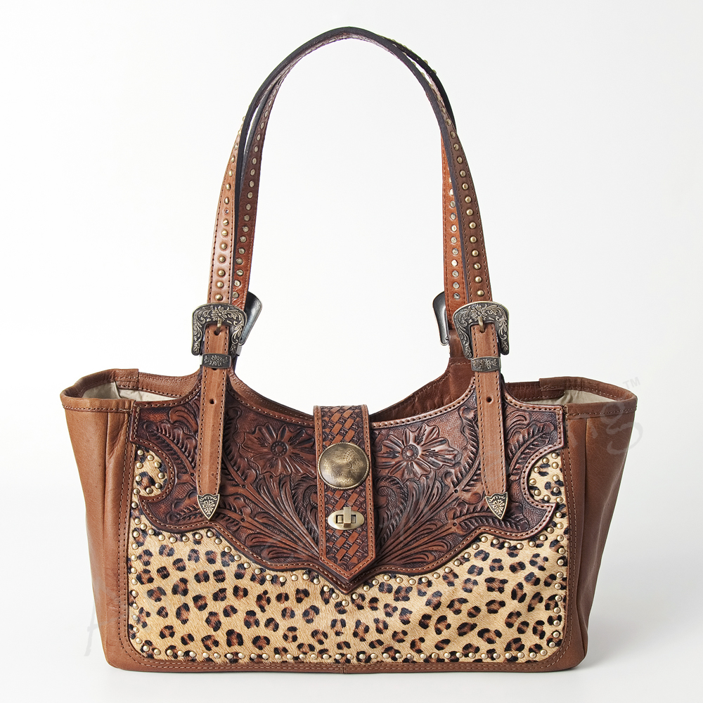Bolso de mano AD American Darling de cuero genuino de cuero genuino para mujer occidental - Imagen 7 de 13