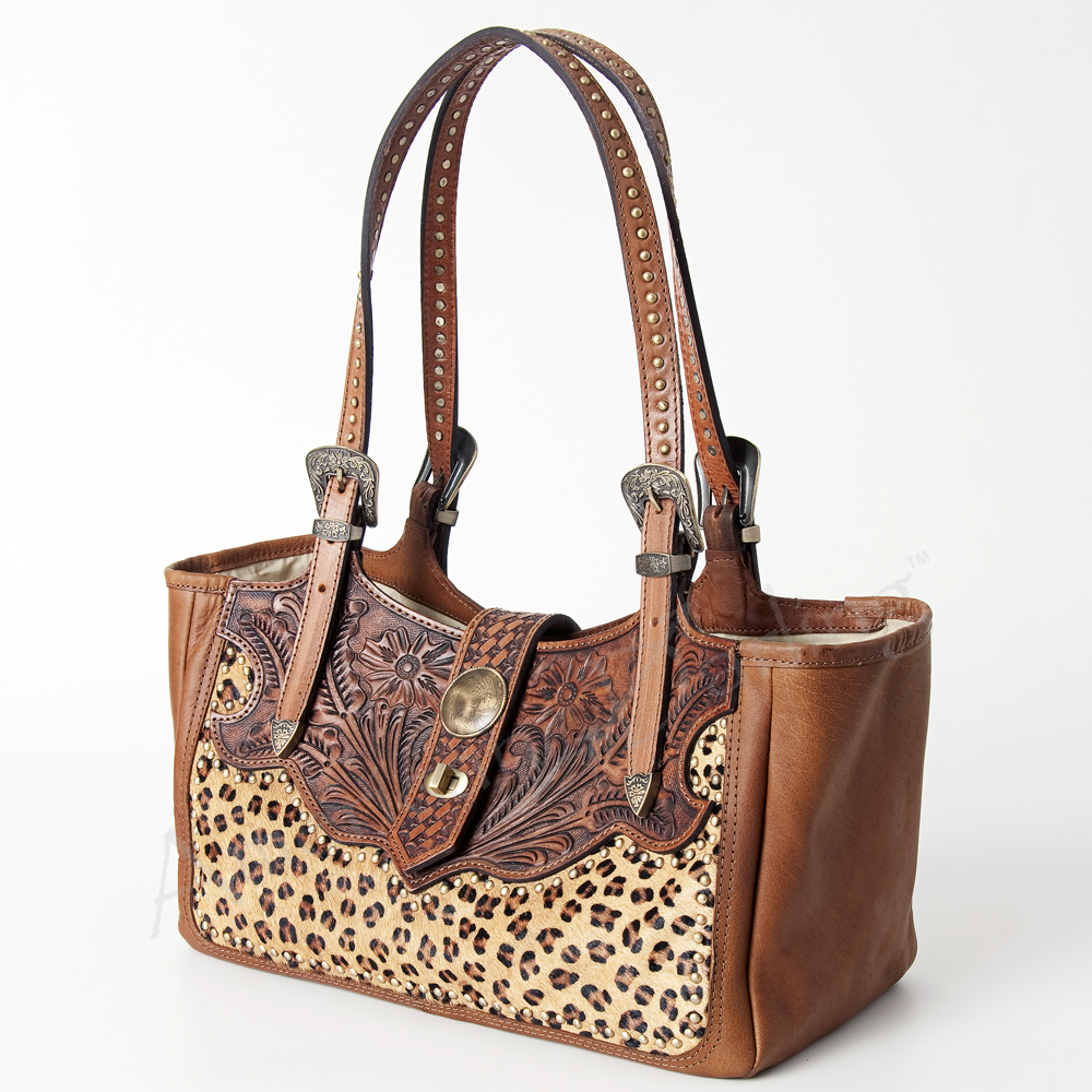 Bolso de mano AD American Darling de cuero genuino de cuero genuino para mujer occidental - Imagen 6 de 13