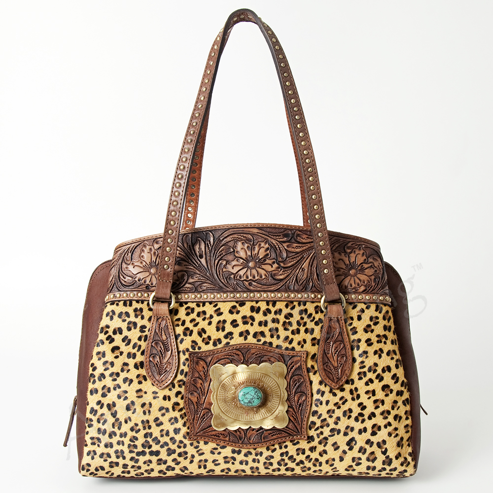 AD American Darling Tote Hand Tooled Genuine Leather Western Women Bag Handbag - Picture 8 of 16