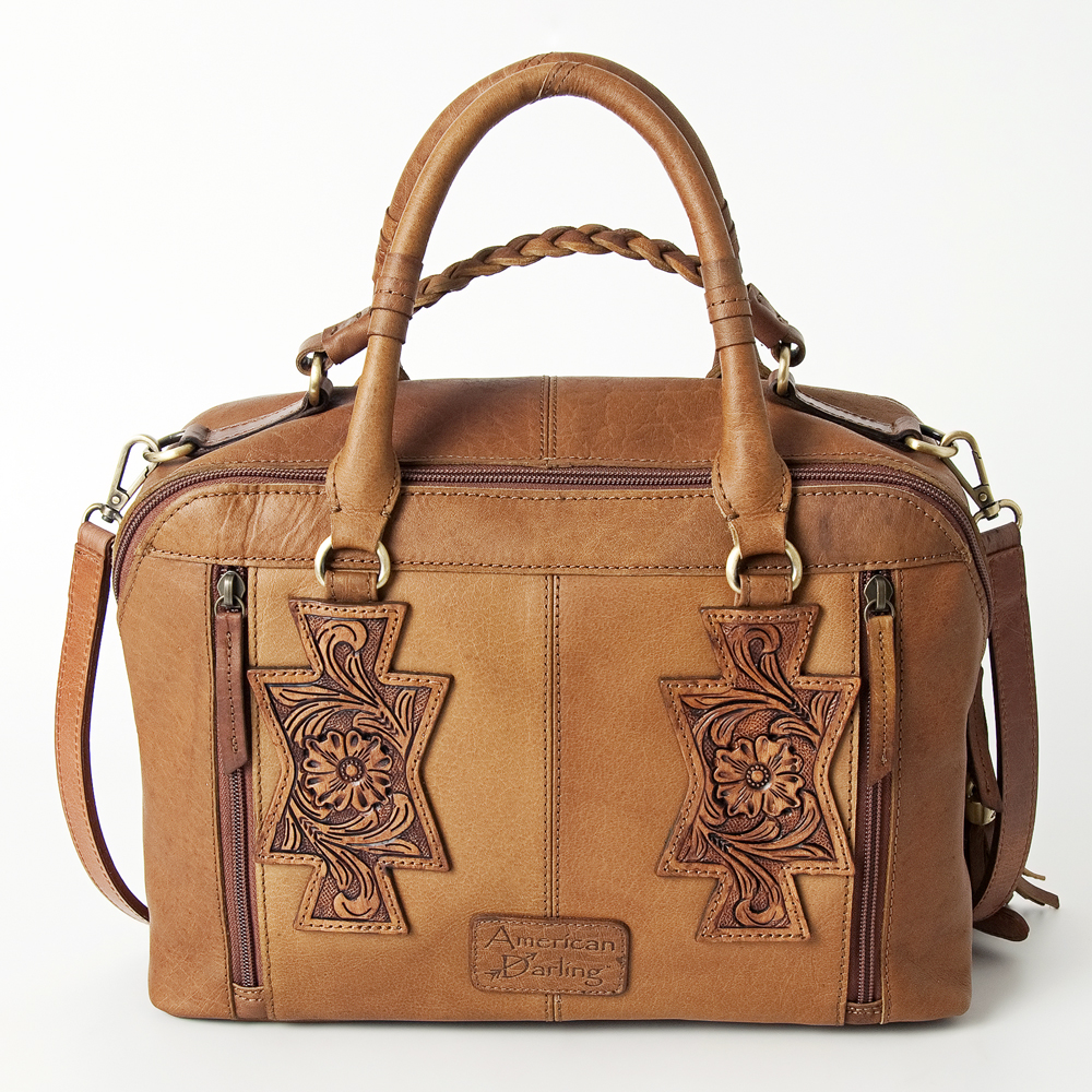 Bolso de mano AD American Darling de cuero genuino de cuero genuino para mujer occidental - Imagen 14 de 16