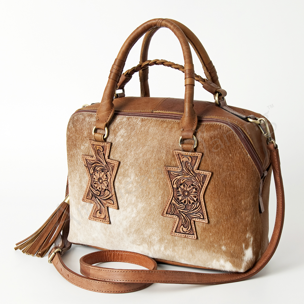 Bolso de mano AD American Darling de cuero genuino de cuero genuino para mujer occidental - Imagen 12 de 16