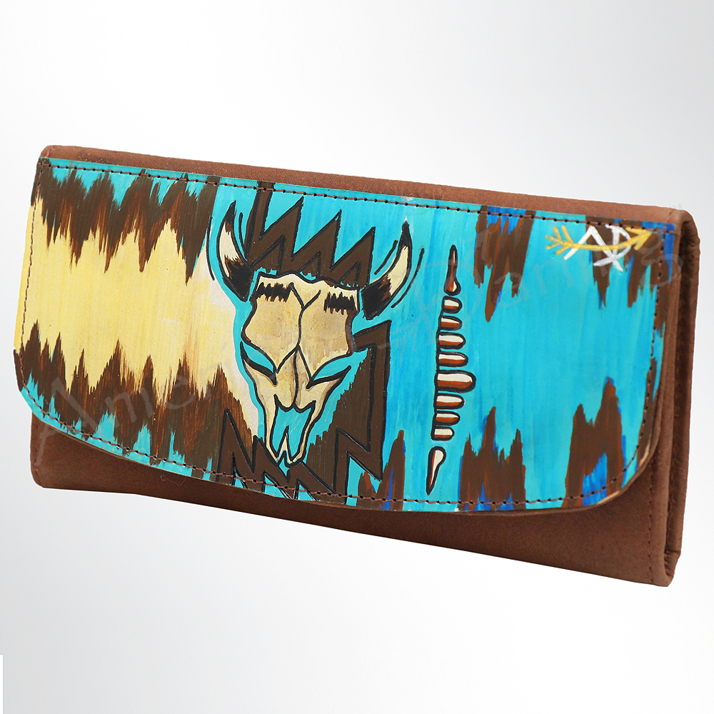 AD American Darling Wallet Hair on Full Grain Genuine Leather Western Women Bag - Picture 165 of 170