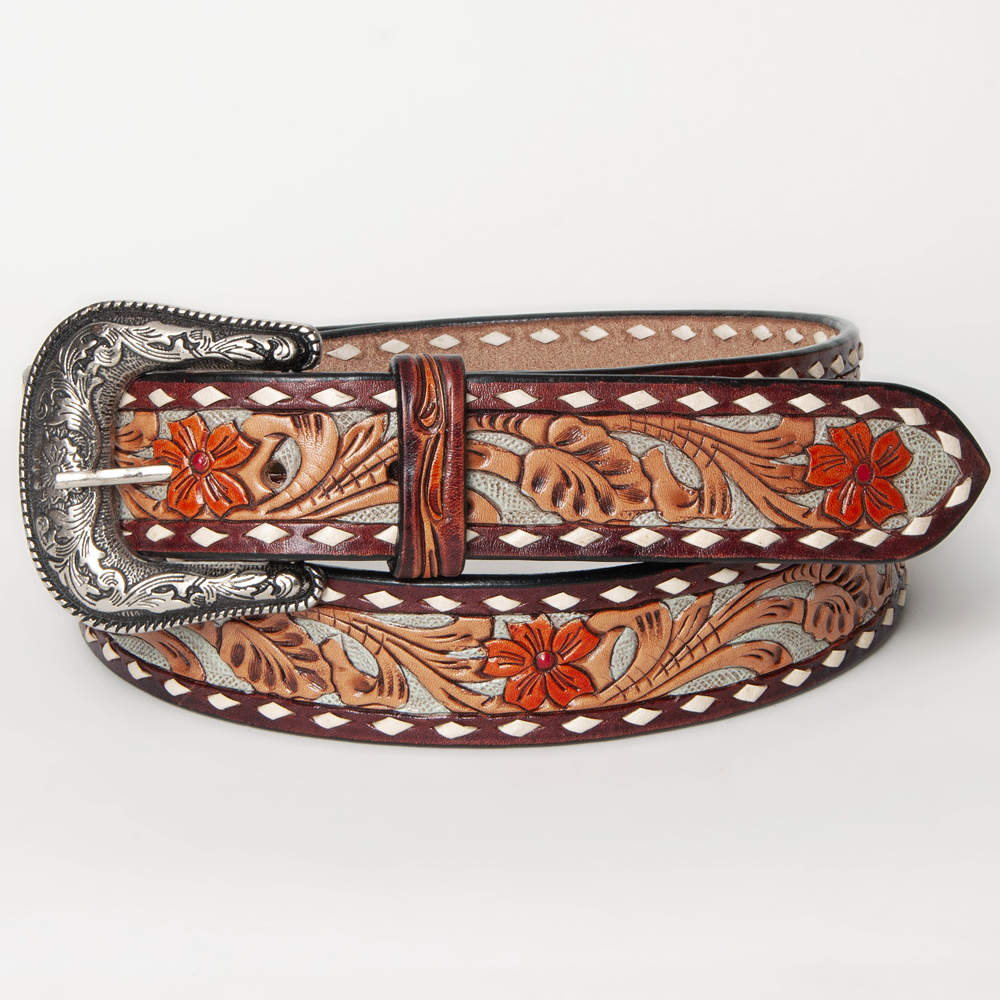 AD American Darling schön handgefertigter echter amerikanischer Ledergürtel Herren - Bild 63 von 80