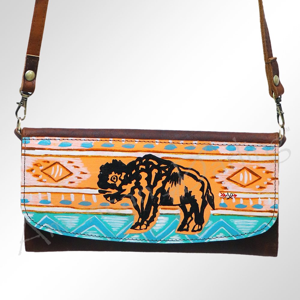 AD American Darling Wallet Hair on Full Grain Genuine Leather Western Women Bag - Picture 31 of 170