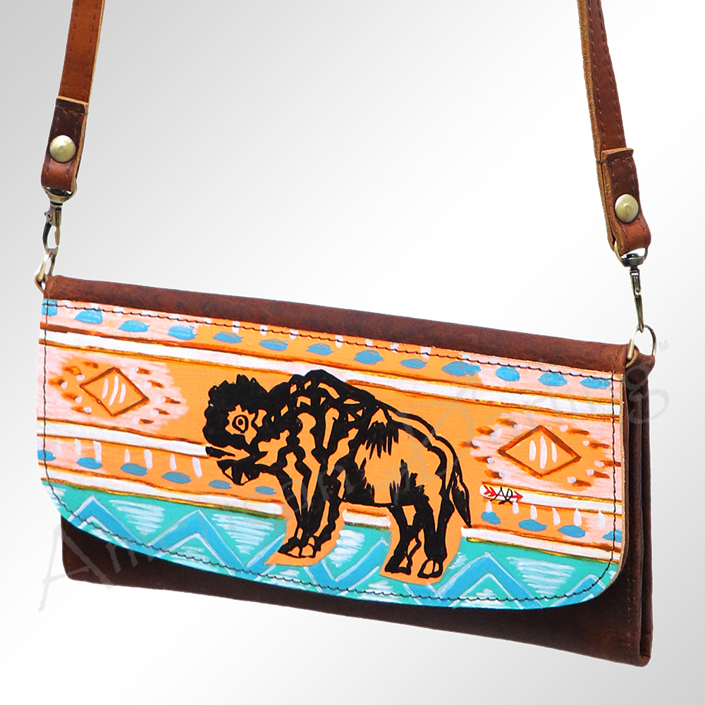 AD American Darling Wallet Hair on Full Grain Genuine Leather Western Women Bag - Picture 30 of 170