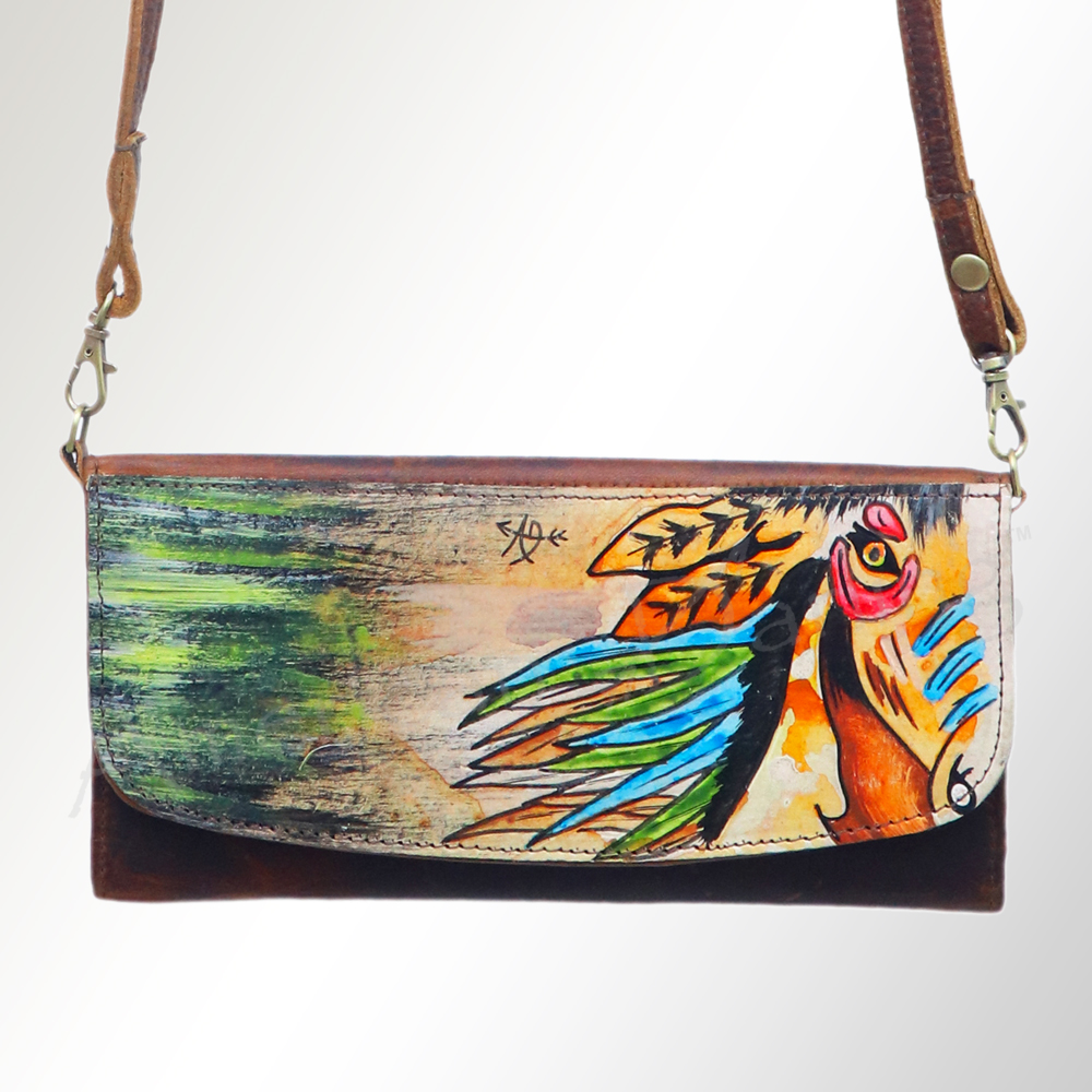 AD American Darling Wallet Hair on Full Grain Genuine Leather Western Women Bag - Picture 142 of 170