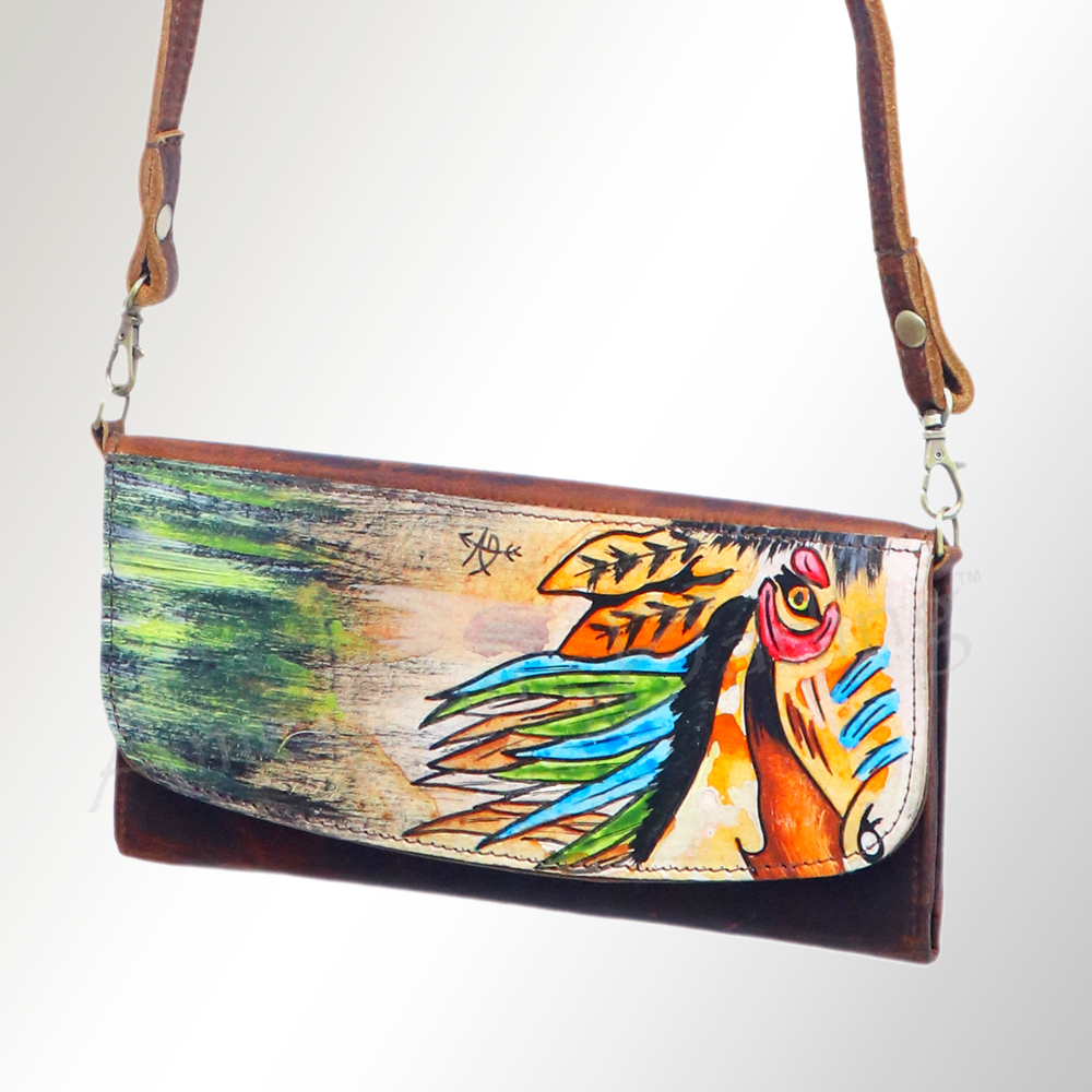 AD American Darling Wallet Hair on Full Grain Genuine Leather Western Women Bag - Picture 141 of 170