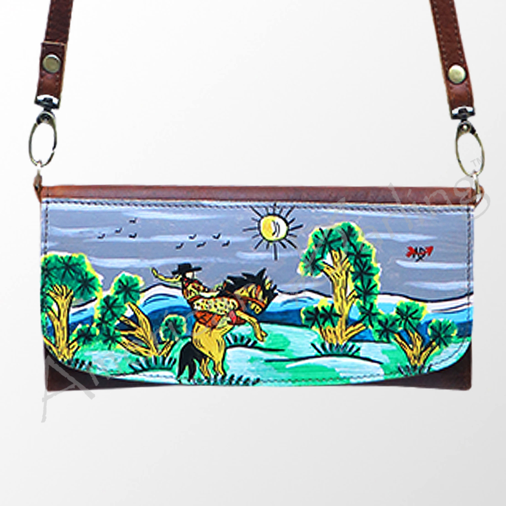 AD American Darling Wallet Hair on Full Grain Genuine Leather Western Women Bag - Picture 48 of 170