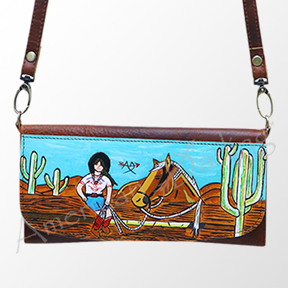 AD American Darling Wallet Hair on Full Grain Genuine Leather Western Women Bag - Picture 87 of 170