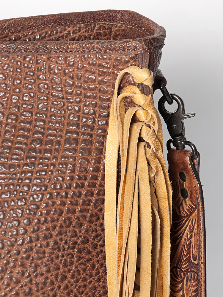 Borsa da donna AD American Darling Cross Body I vera pelle borsa a mano western - Foto 20 di 29