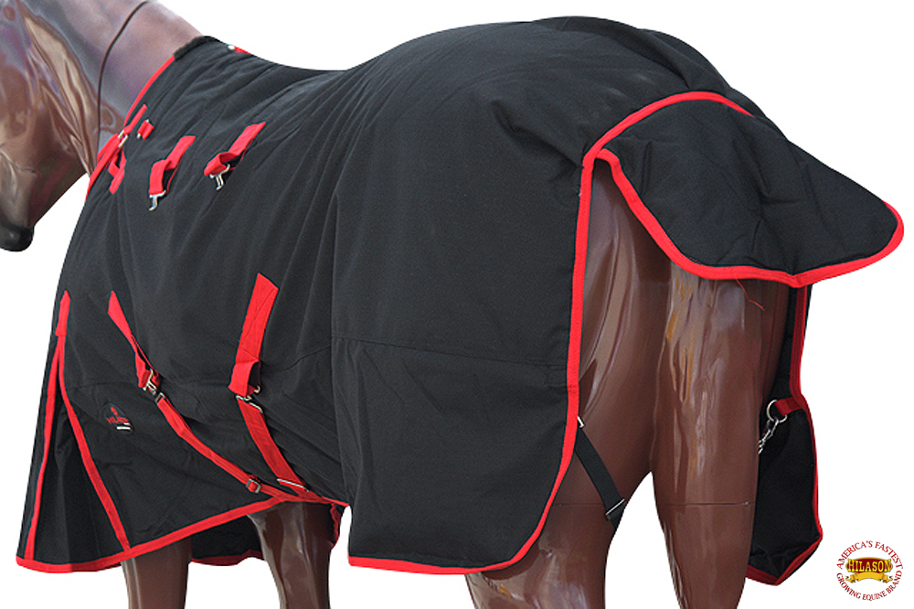 HI HILASON 1200D Winter Waterproof Turnout Horse Blanket Belly Wrap| | Blankets - Picture 26 of 144