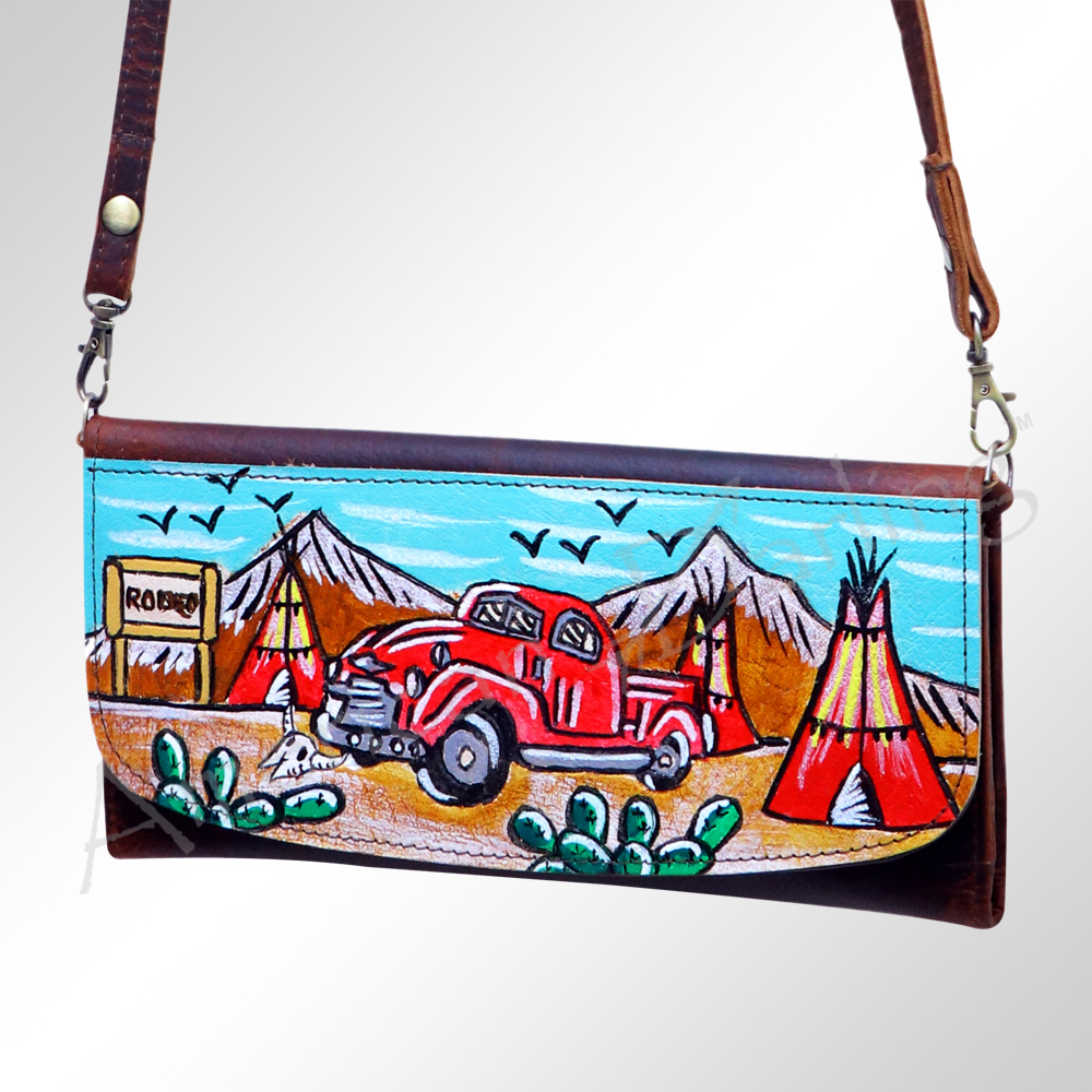 AD American Darling Wallet Hair on Full Grain Genuine Leather Western Women Bag - Picture 59 of 170