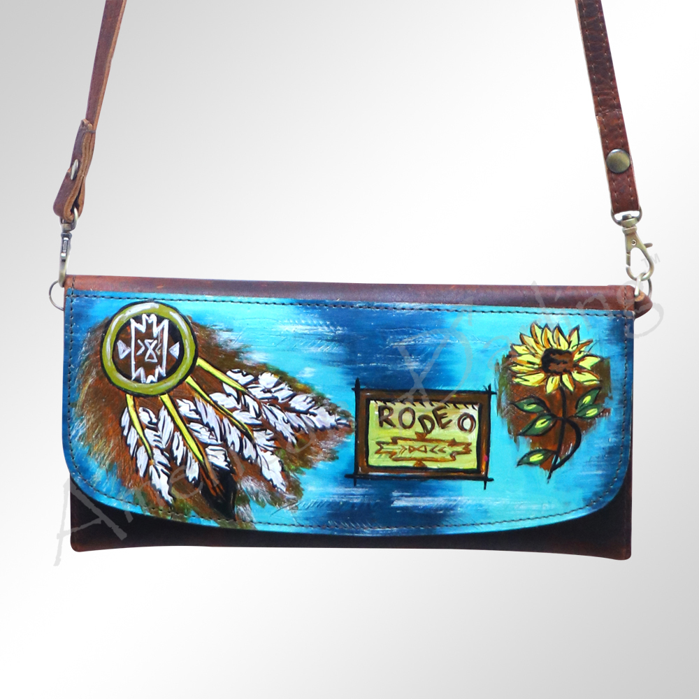 AD American Darling Wallet Hair on Full Grain Genuine Leather Western Women Bag - Picture 47 of 170