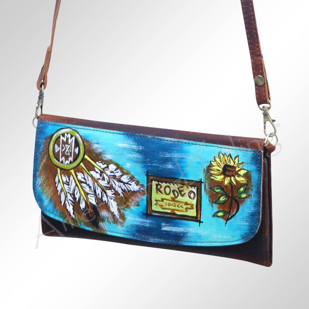AD American Darling Wallet Hair on Full Grain Genuine Leather Western Women Bag - Picture 46 of 170