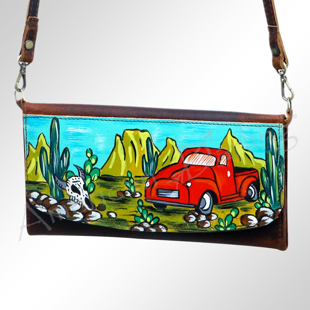 AD American Darling Wallet Hair on Full Grain Genuine Leather Western Women Bag - Picture 61 of 170