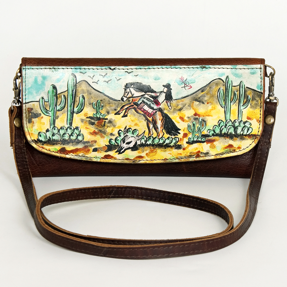 AD American Darling Wallet Hair on Full Grain Genuine Leather Western Women Bag - Picture 93 of 170
