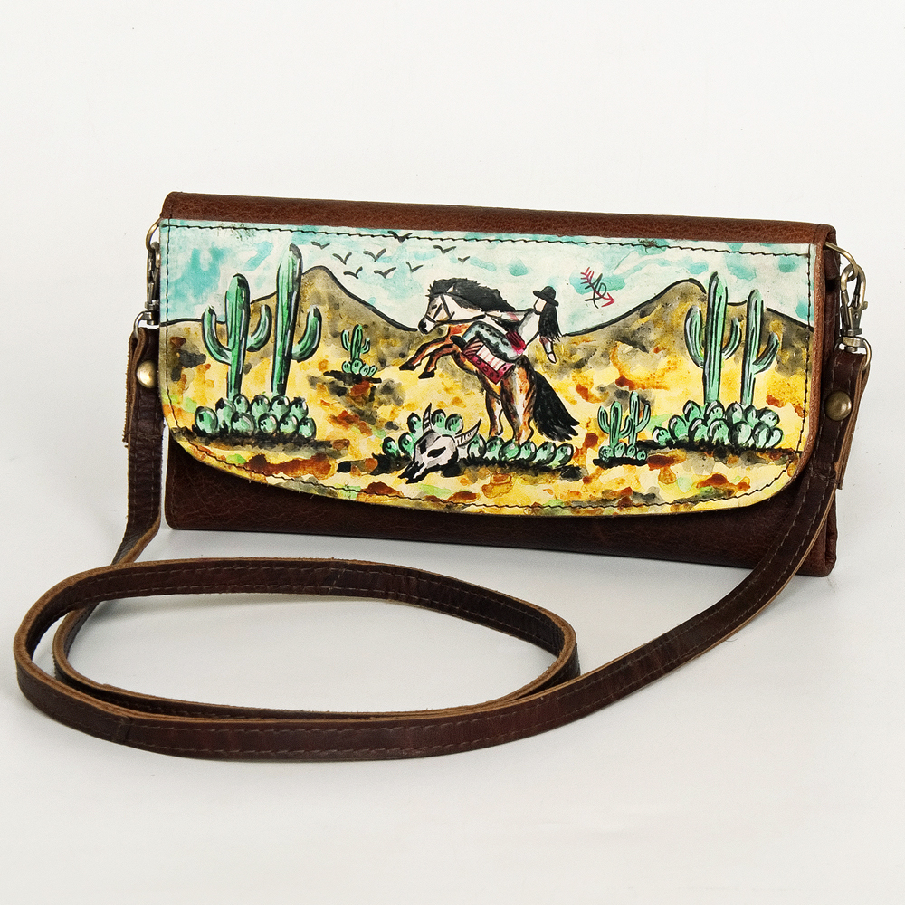 AD American Darling Wallet Hair on Full Grain Genuine Leather Western Women Bag - Picture 92 of 170