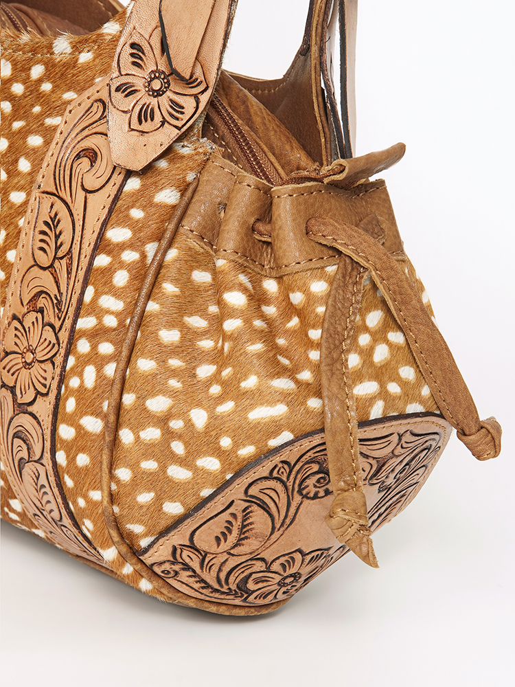 Bolso de mujer occidental de cuero genuino AD American Darling Hobo mecanizado a mano | - Imagen 14 de 21