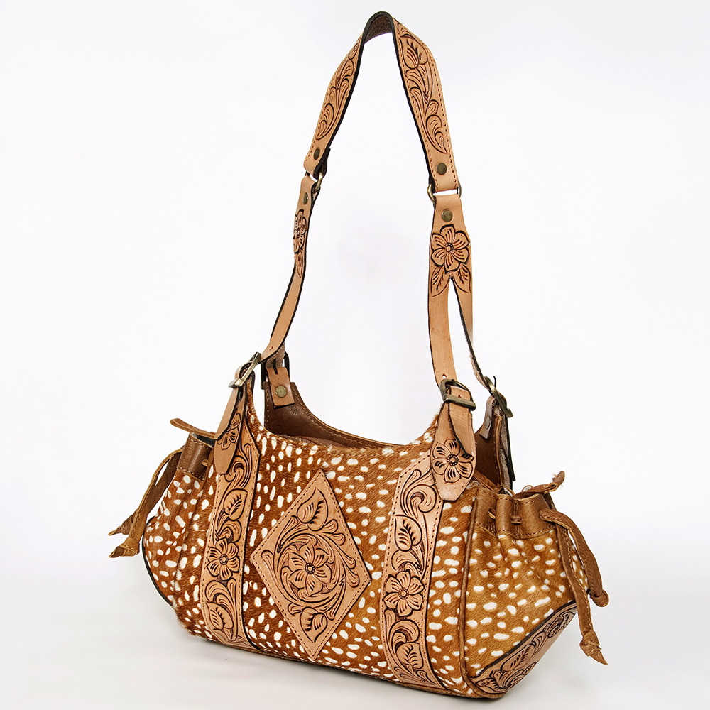 Bolso de mujer occidental de cuero genuino AD American Darling Hobo mecanizado a mano | - Imagen 12 de 21