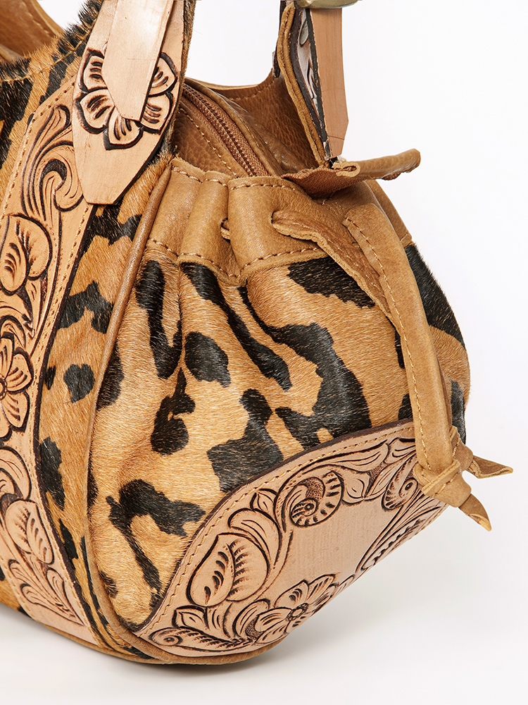 Bolso de mujer occidental de cuero genuino AD American Darling Hobo mecanizado a mano | - Imagen 9 de 21