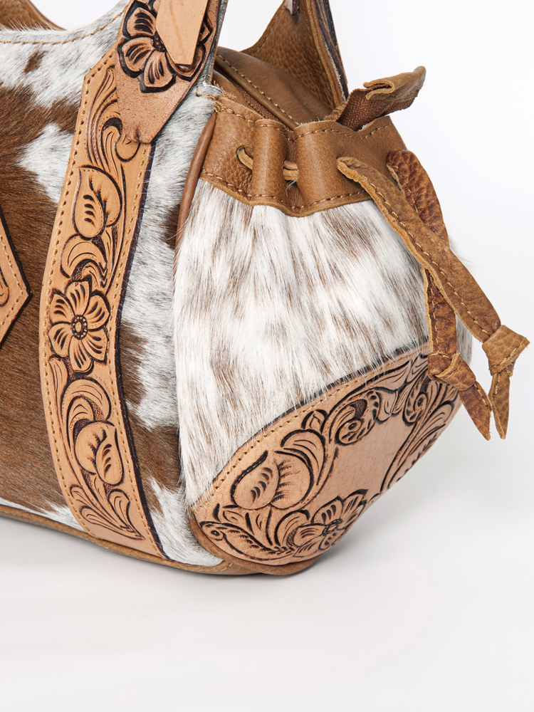 Bolso de mujer occidental de cuero genuino AD American Darling Hobo mecanizado a mano | - Imagen 19 de 21