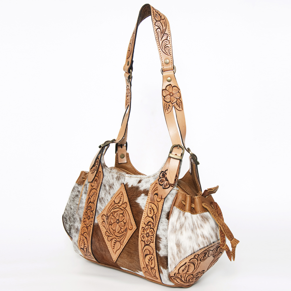 Bolso de mujer occidental de cuero genuino AD American Darling Hobo mecanizado a mano | - Imagen 17 de 21