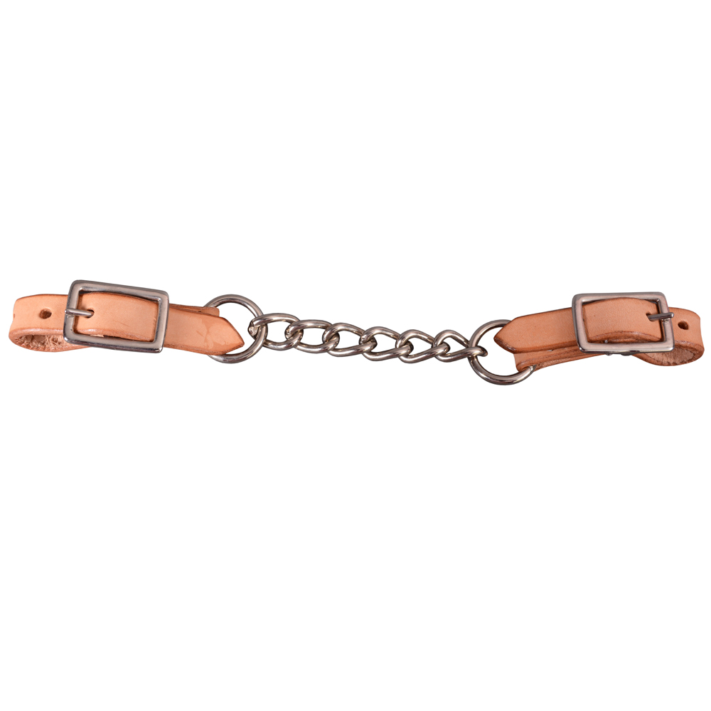 BE Bar H Equine Western Horse Edelstahl Kette echtes amerikanisches Leder - Bild 4 von 5