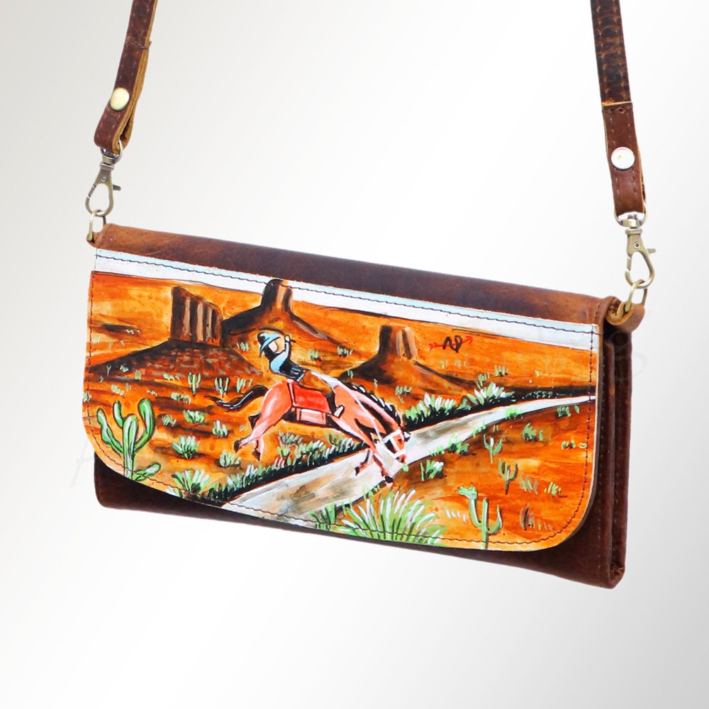 AD American Darling Wallet Hair on Full Grain Genuine Leather Western Women Bag - Picture 16 of 170