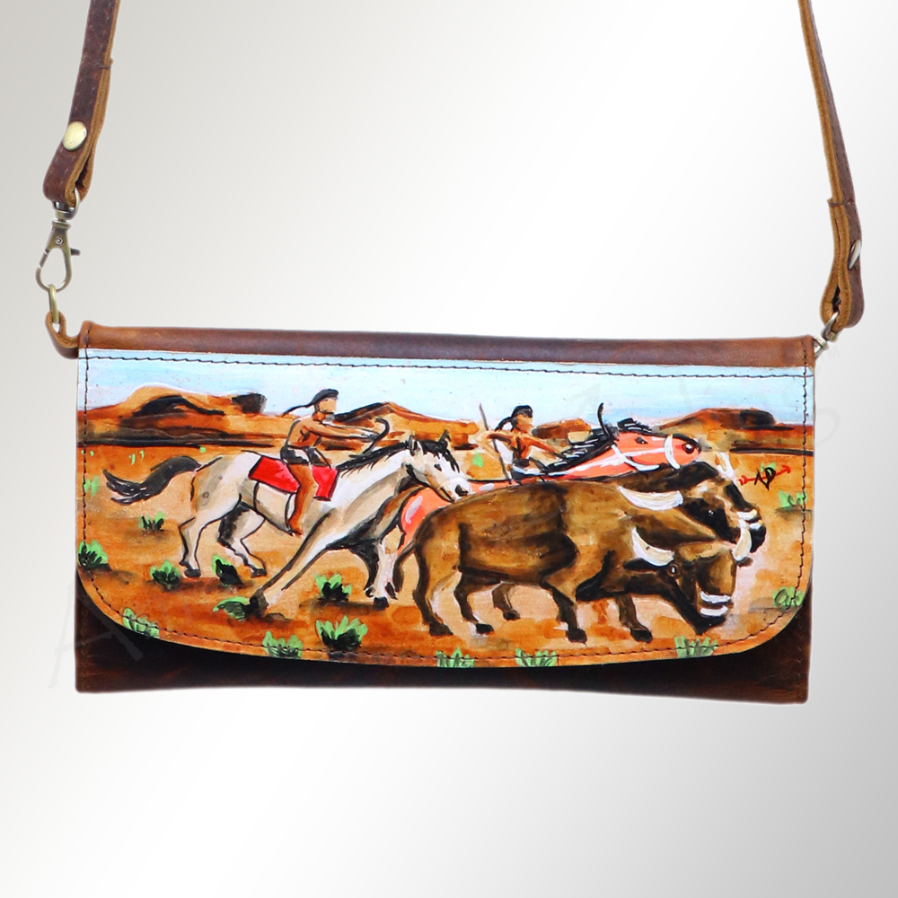 AD American Darling Wallet Hair on Full Grain Genuine Leather Western Women Bag - Picture 123 of 170