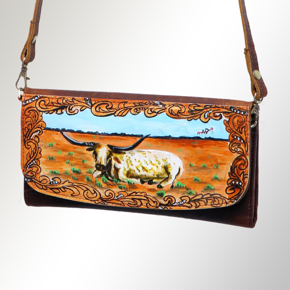 AD American Darling Wallet Hair on Full Grain Genuine Leather Western Women Bag - Picture 83 of 170