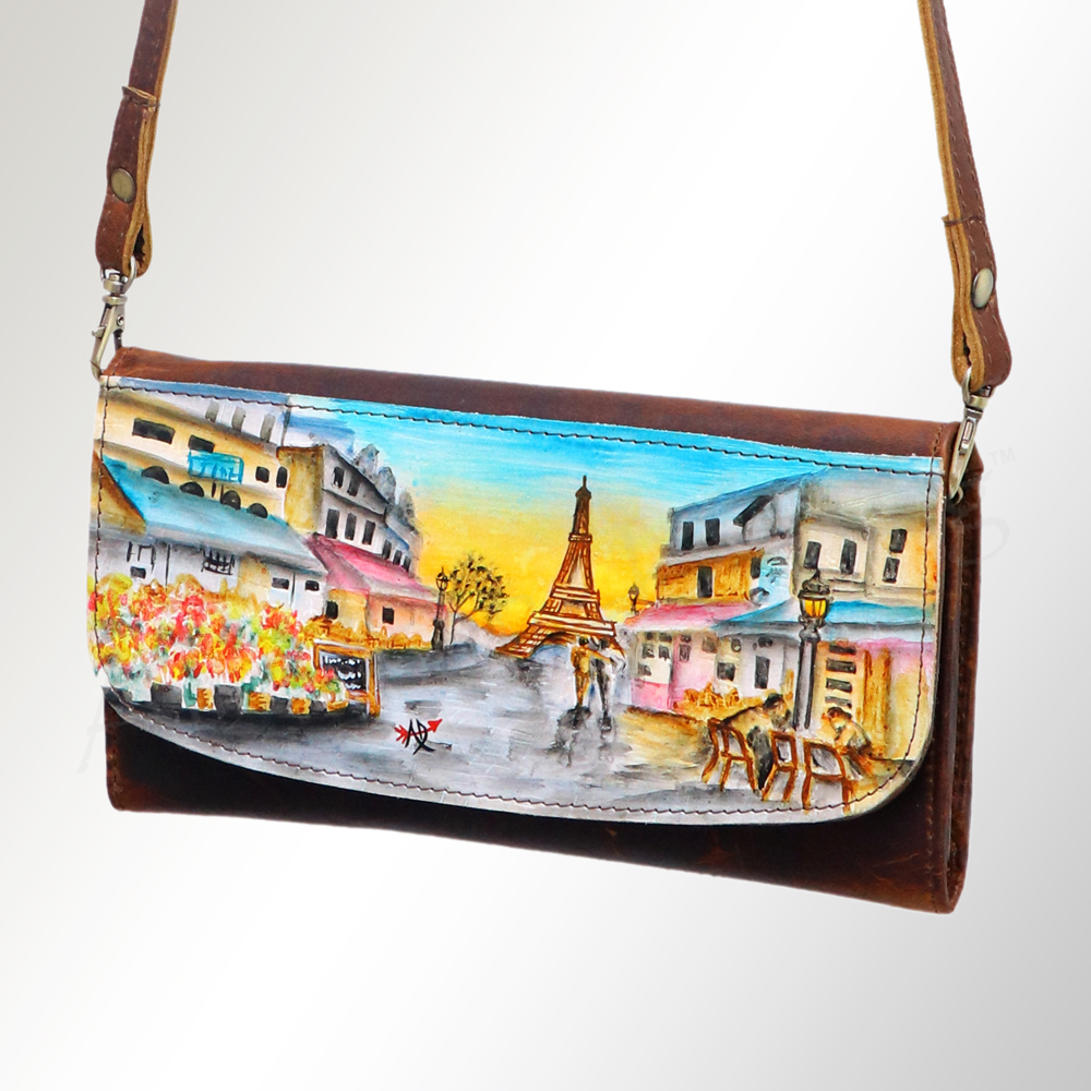 AD American Darling Wallet Hair on Full Grain Genuine Leather Western Women Bag - Picture 36 of 170