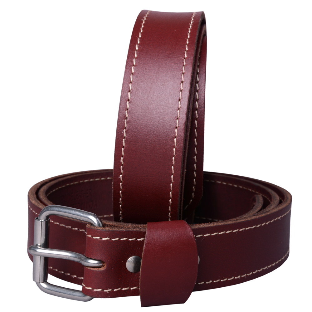3 inch leather work belt