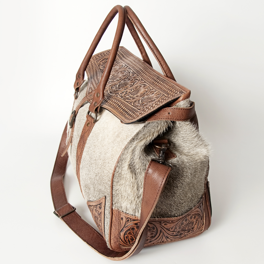 AD American Darling ADBG516 Duffel Hand vente Tooled Saddle Blanket Genuine Leather