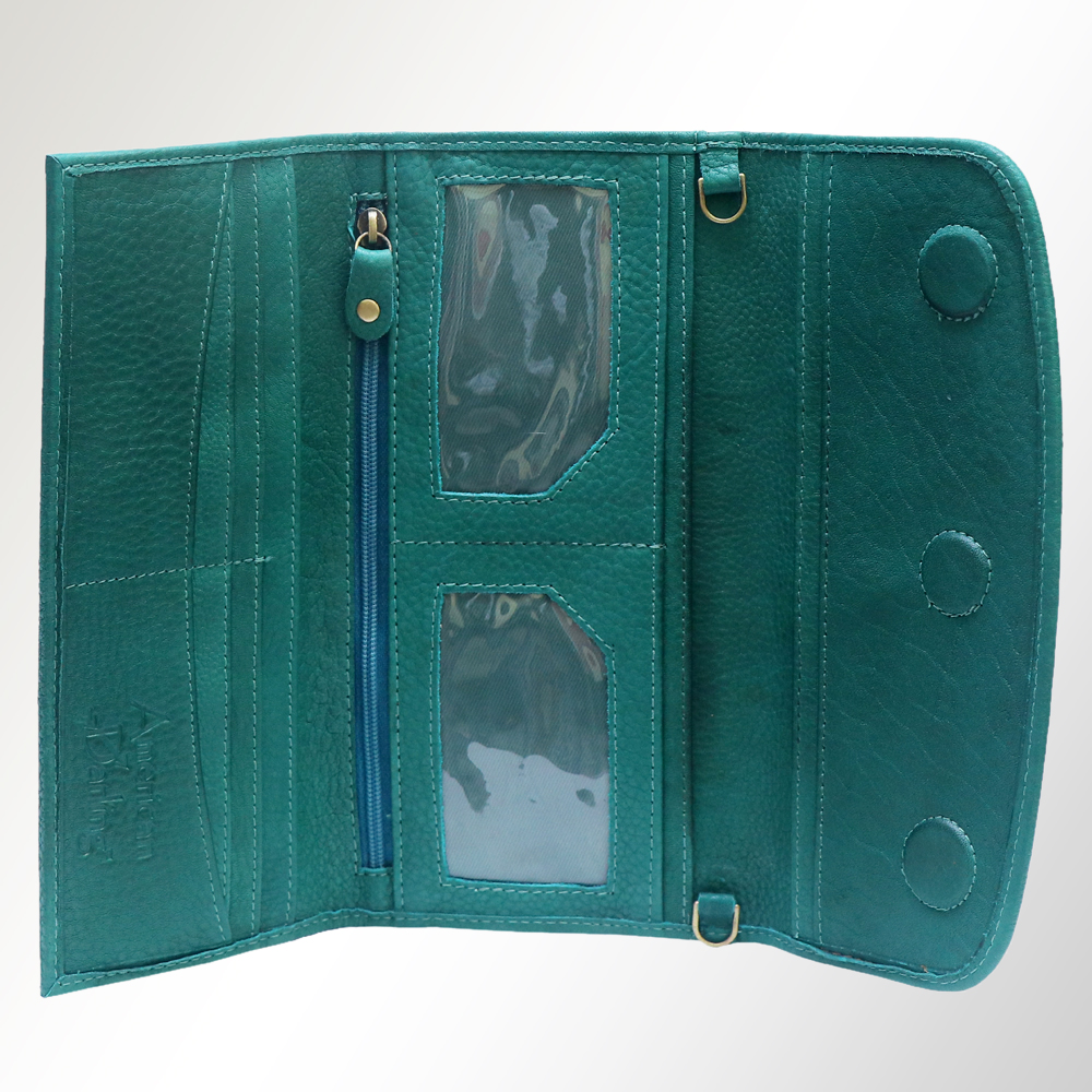 AD American Darling Wallet Hair on Full Grain Genuine Leather Western Women Bag - Picture 170 of 170
