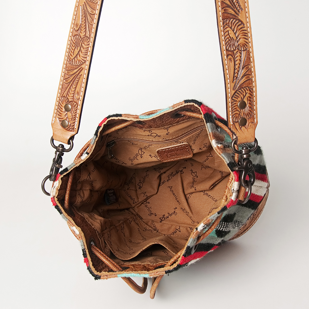 Manta de sillín AD American Darling Bucket de cuero genuino occidental - Imagen 13 de 43