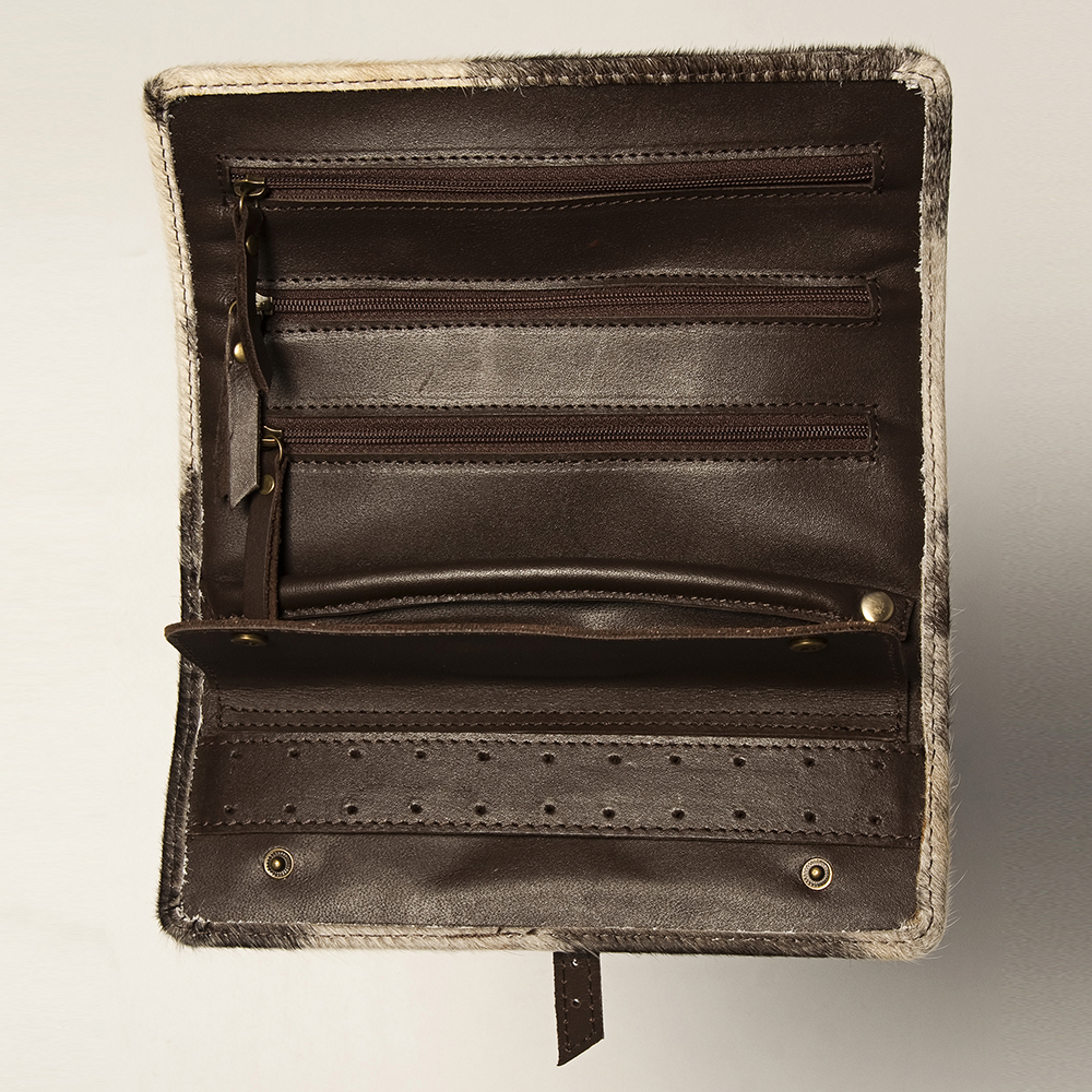 Estuche de joyería AD American Darling peinado a mano cuero genuino occidental - Imagen 13 de 21