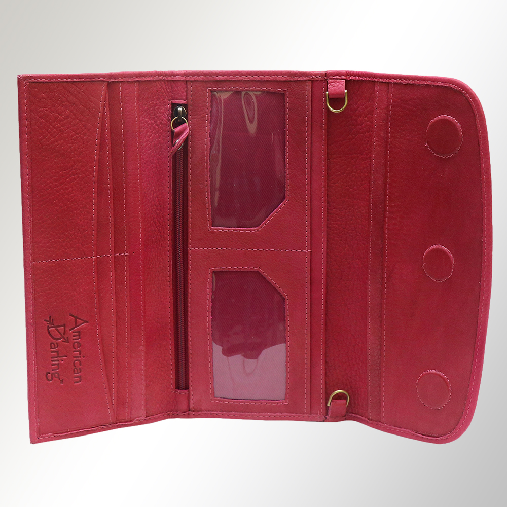 AD American Darling Wallet Hair on Full Grain Genuine Leather Western Women Bag - Picture 163 of 170