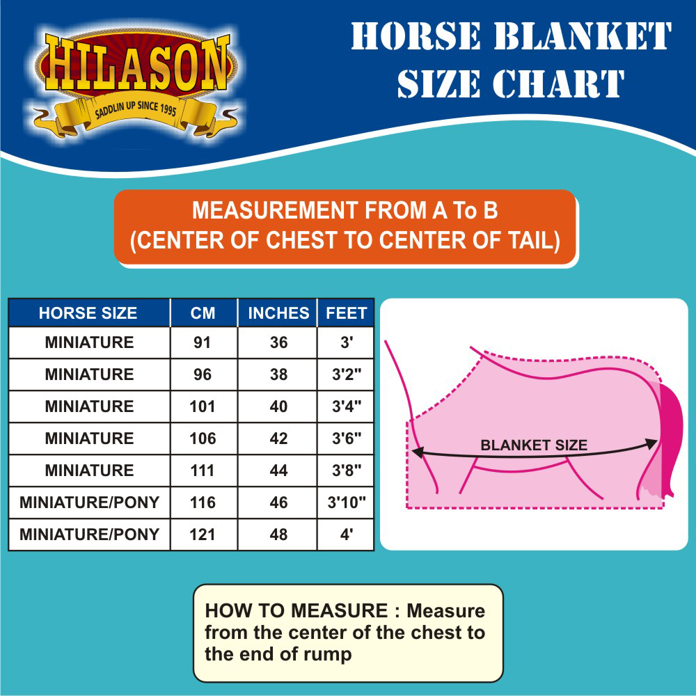 cheapest on sale 73HI Hilason 600D Winter Waterproof Poly Miniature Horse  Blanket Black