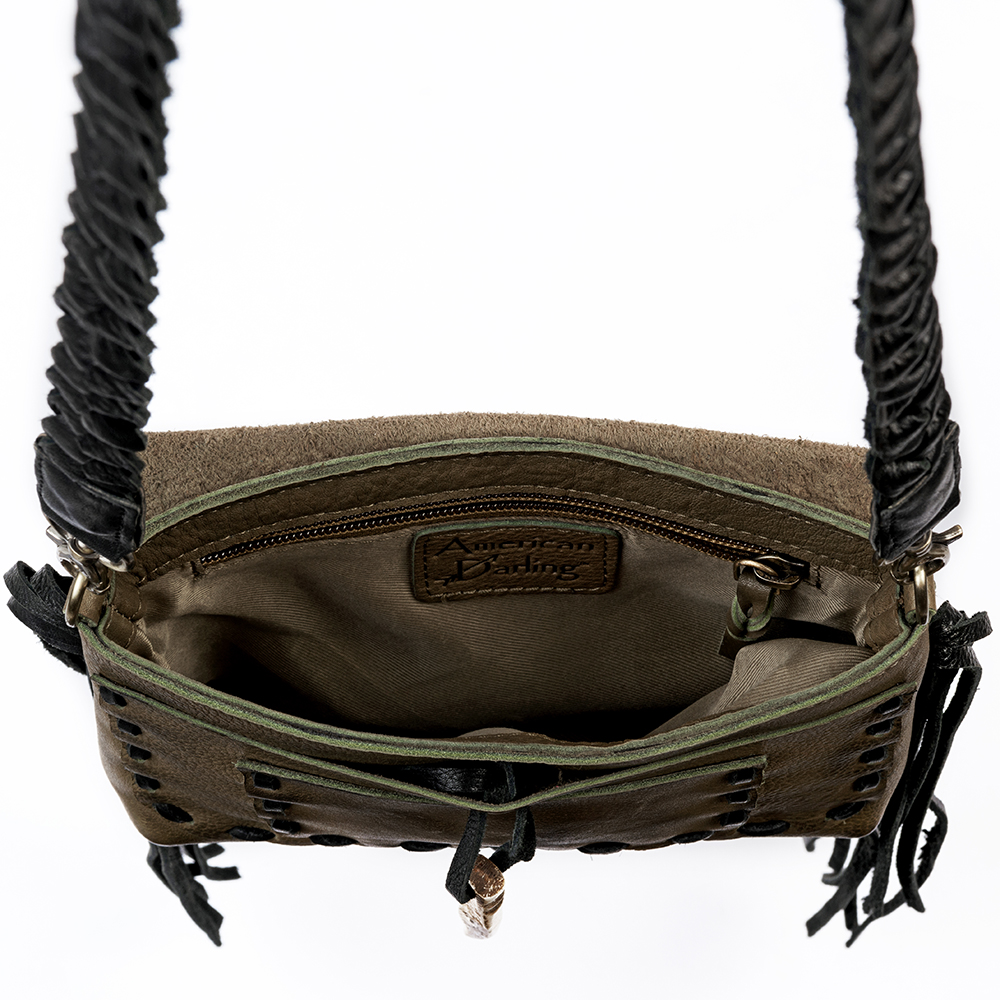 AD American Darling Cross Body Full Grain Genuine Leather Western Women Bag - Bild 24 von 30