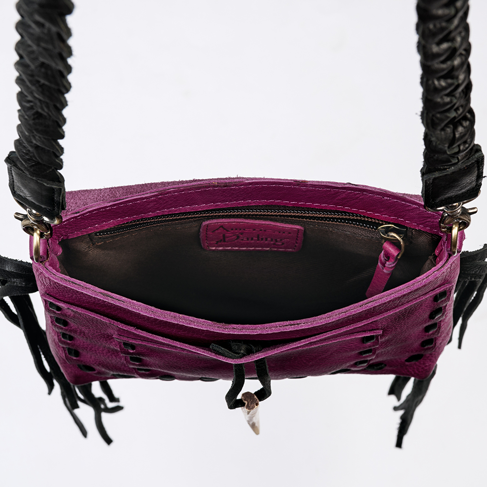 AD American Darling Cross Body Full Grain Genuine Leather Western Women Bag - Bild 27 von 30